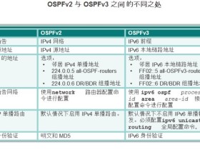 OSPFv2和OSPFv3的区别