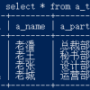 MySQL多表查询（内连接和外连接）