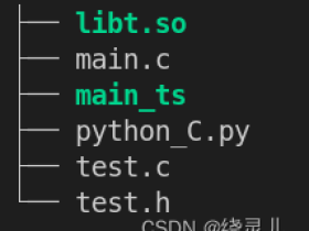 python调用c代码