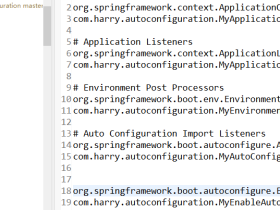 Spring_boot之自动加载自己的AutoConfiguration